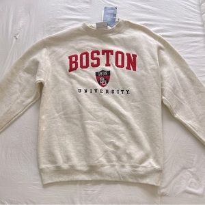 Champion Boston University Crew Neck / Size Large